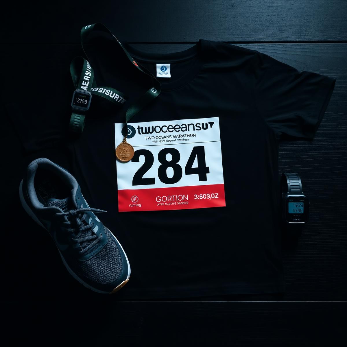 Race day kit flatlay